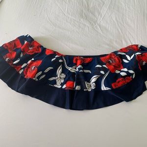 Strapless bathing suit top